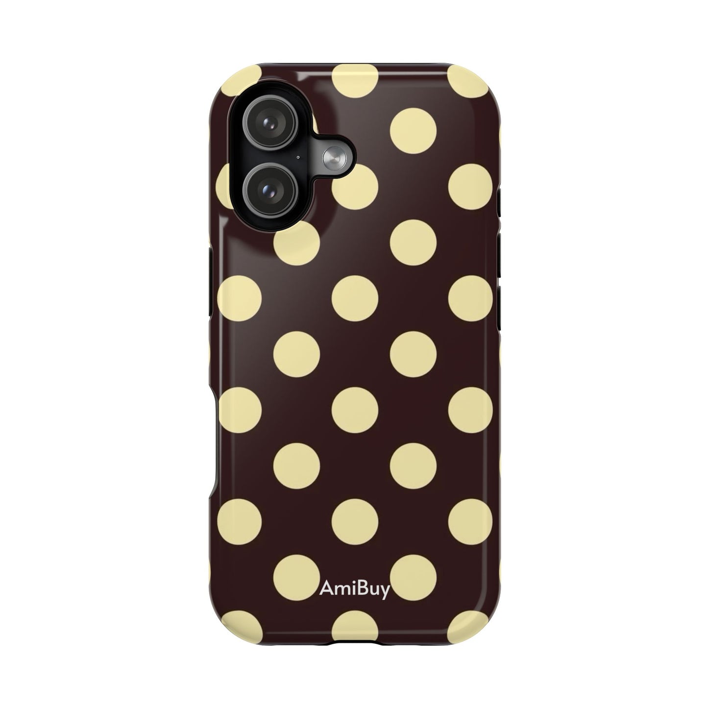 Polka Dot Magnetic Impact Phone Case — Protective Stylish Phone Cover