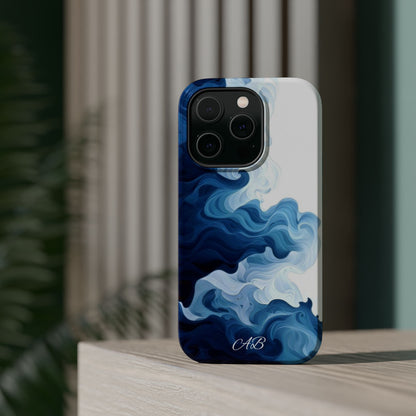Blue Smoke Magnetic Impact-Resistant Phone Case