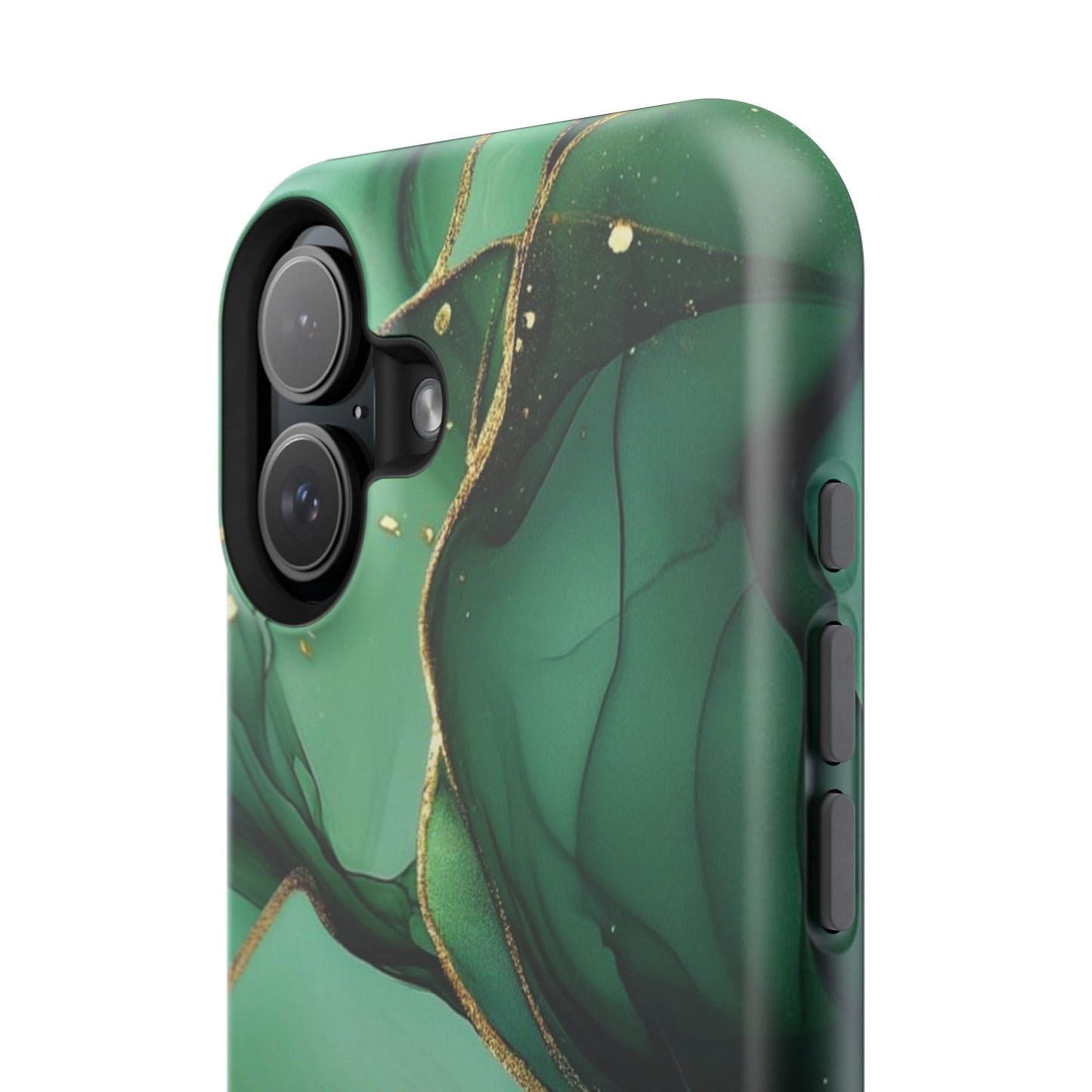 Green Marble Magnetic Impact-Resistant Phone Case