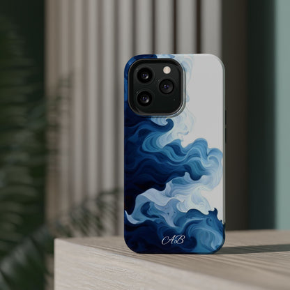 Blue Smoke Magnetic Impact-Resistant Phone Case