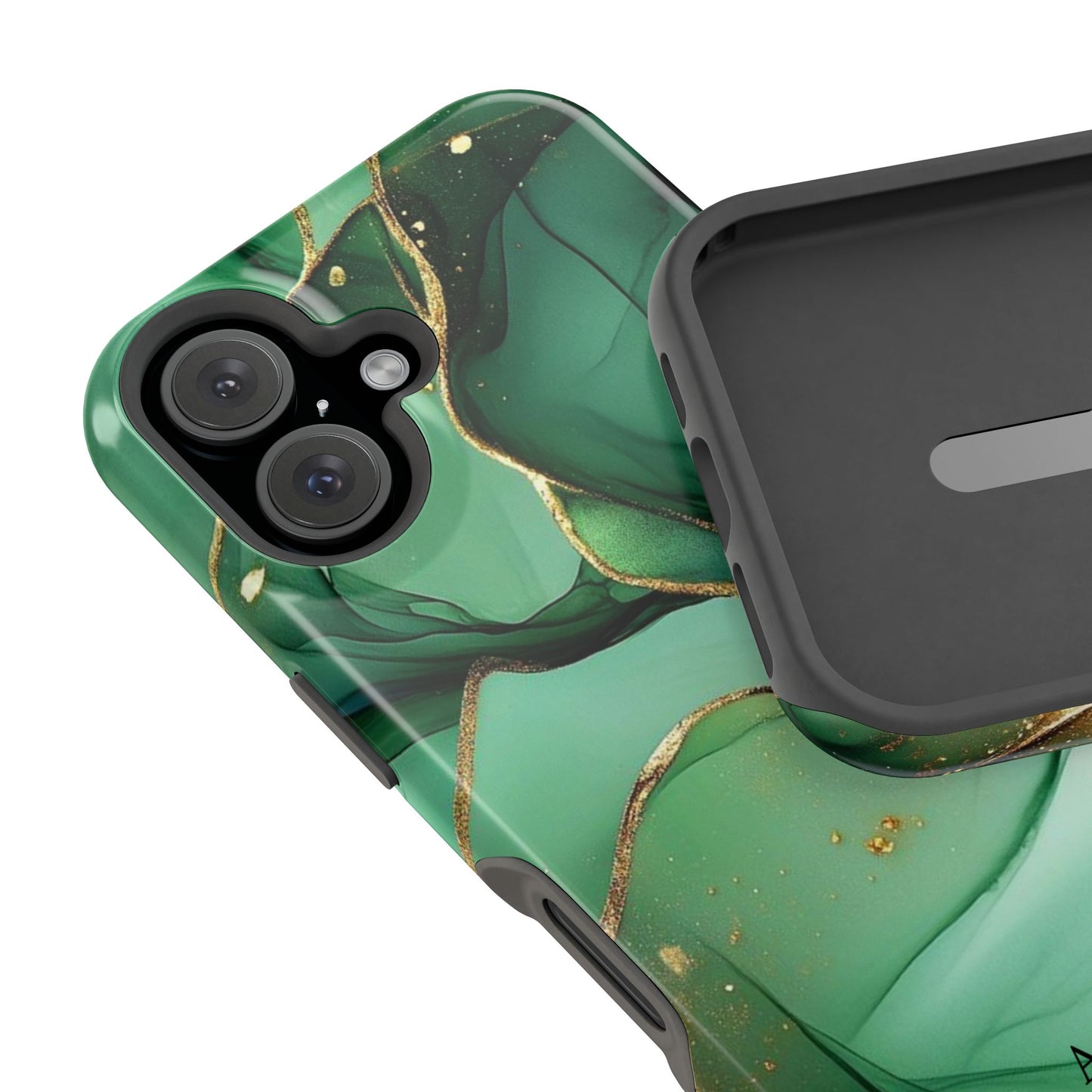 Green Marble Magnetic Impact-Resistant Phone Case