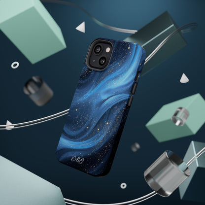 Blue Galaxy Magnetic Impact Phone Case