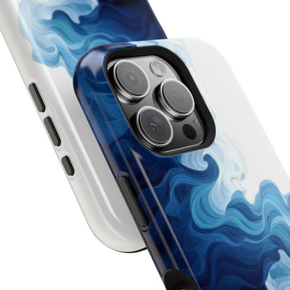 Blue Smoke Magnetic Impact-Resistant Phone Case
