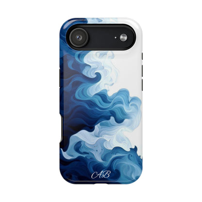 Blue Smoke Magnetic Impact-Resistant Phone Case