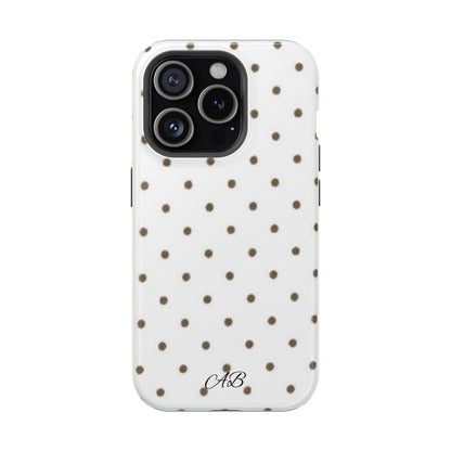 Polka Dot Magnetic Impact-Resistant Phone Case