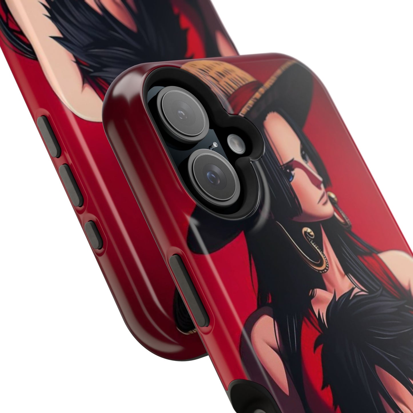 Anime Straw Hat Couple Magnetic Impact-Resistant Phone Case