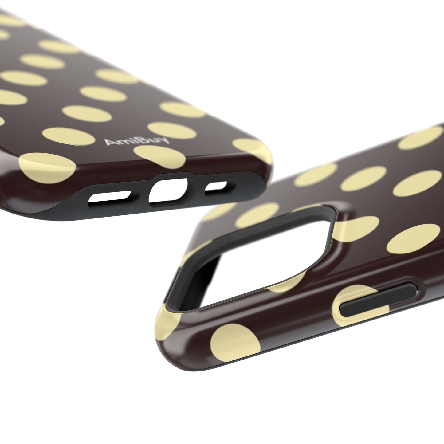Polka Dot Magnetic Impact Phone Case — Protective Stylish Phone Cover