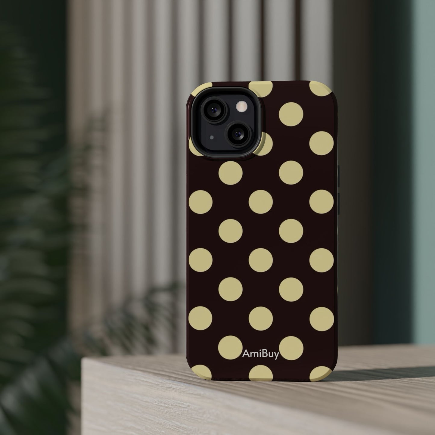 Polka Dot Magnetic Impact Phone Case — Protective Stylish Phone Cover