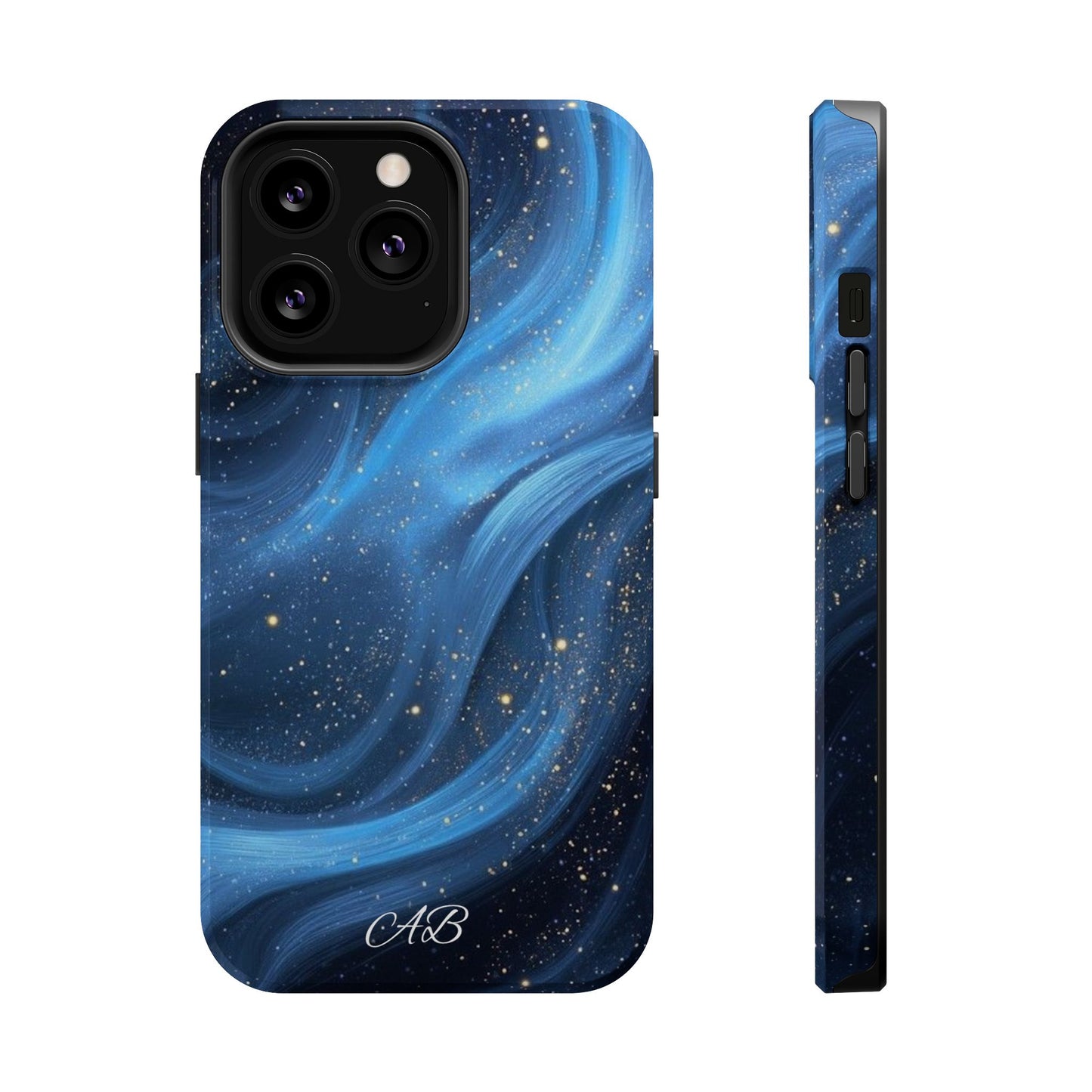 Blue Galaxy Magnetic Impact Phone Case