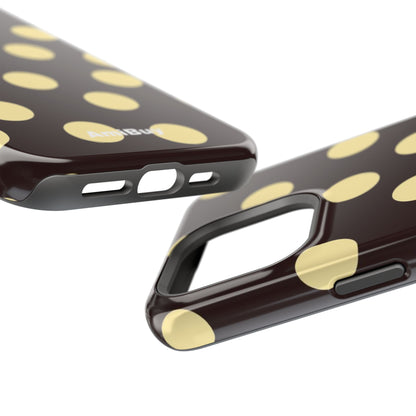 Polka Dot Magnetic Impact Phone Case — Protective iPhone Cover