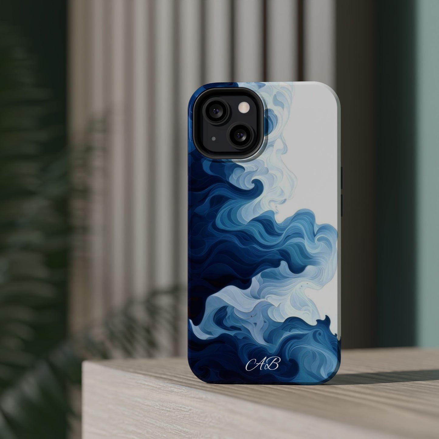 Blue Smoke Magnetic Impact-Resistant Phone Case