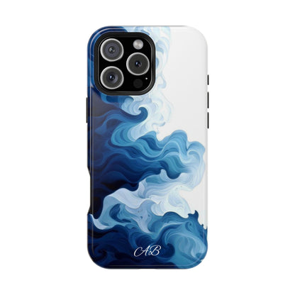 Blue Smoke Magnetic Impact-Resistant Phone Case