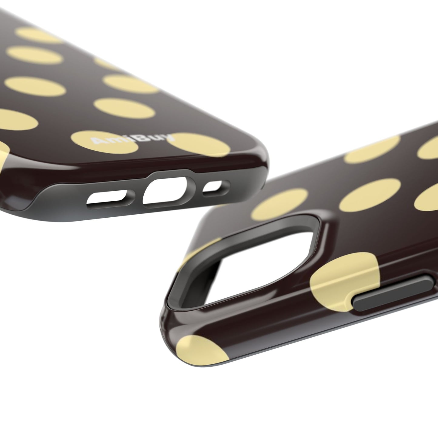 Polka Dot Magnetic Impact Phone Case — Protective iPhone Cover