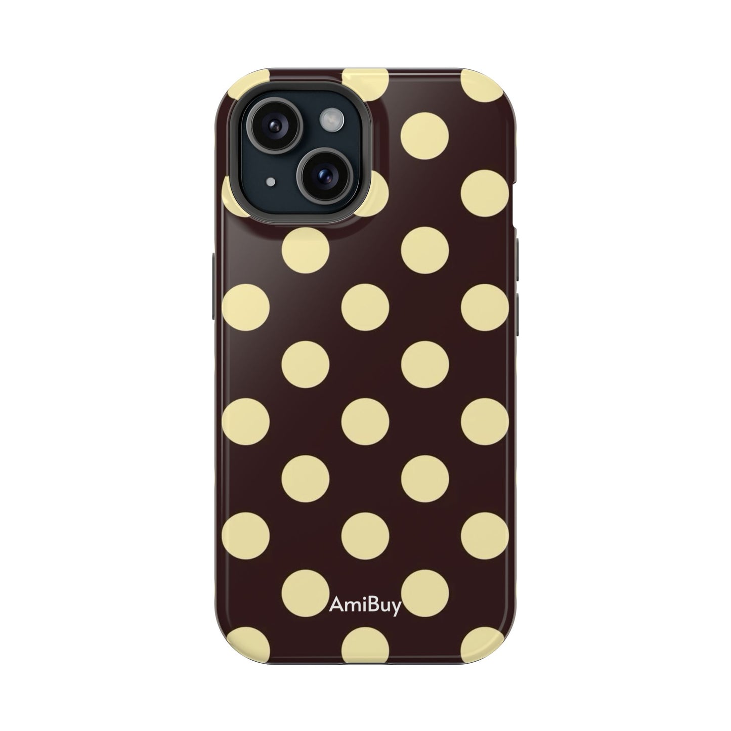 Polka Dot Magnetic Impact Phone Case — Protective Stylish Phone Cover