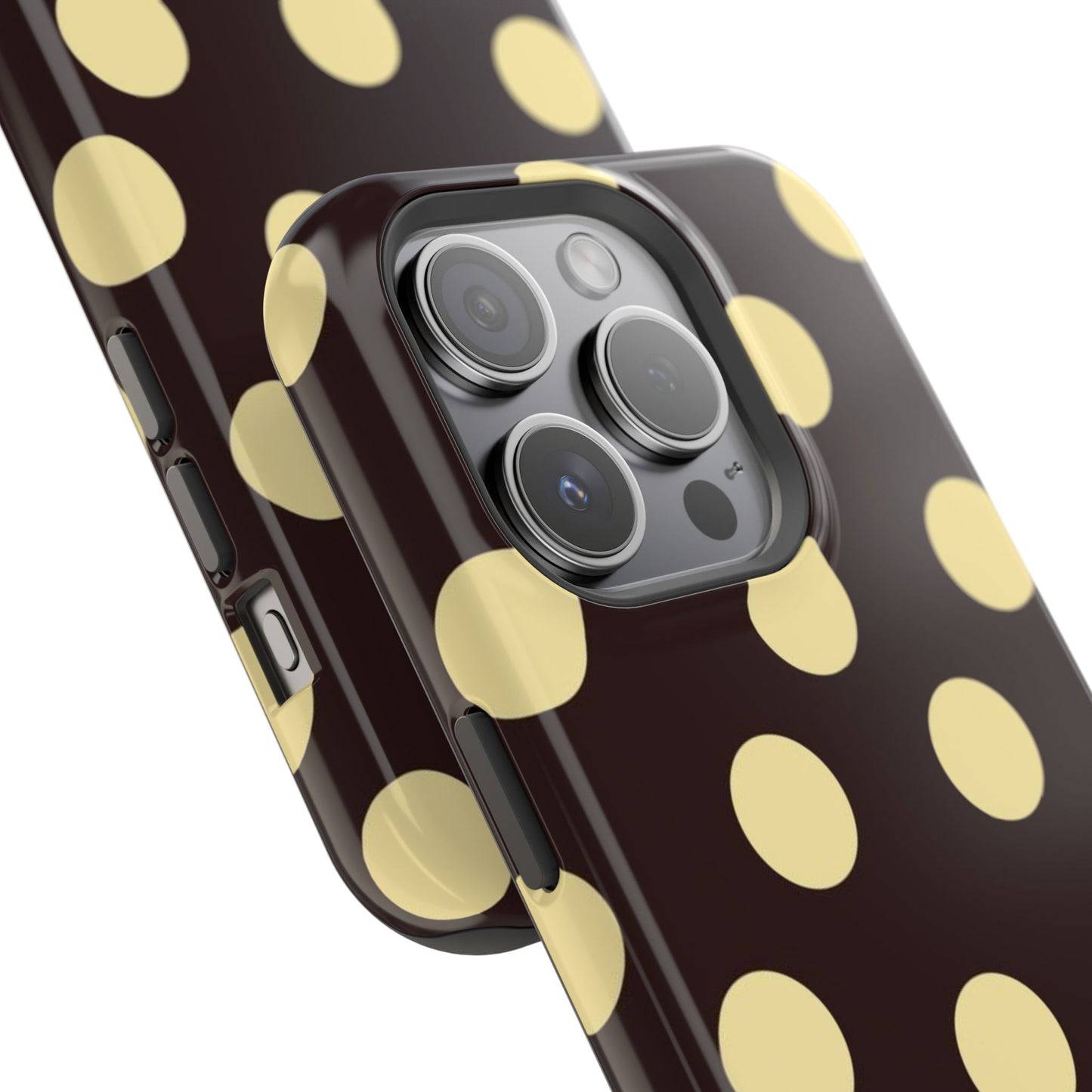 Polka Dot Magnetic Impact Phone Case — Protective iPhone Cover