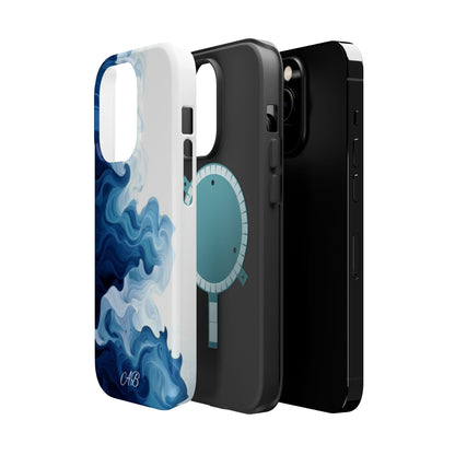 Blue Smoke Magnetic Impact-Resistant Phone Case