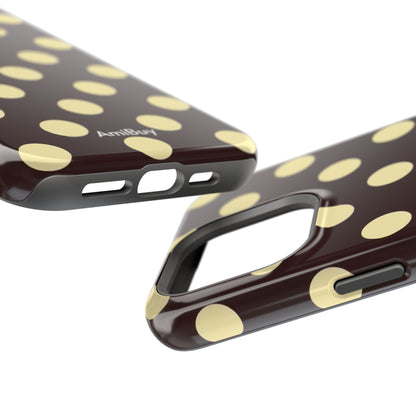 Polka Dot Magnetic Impact Phone Case — Protective Stylish Phone Cover