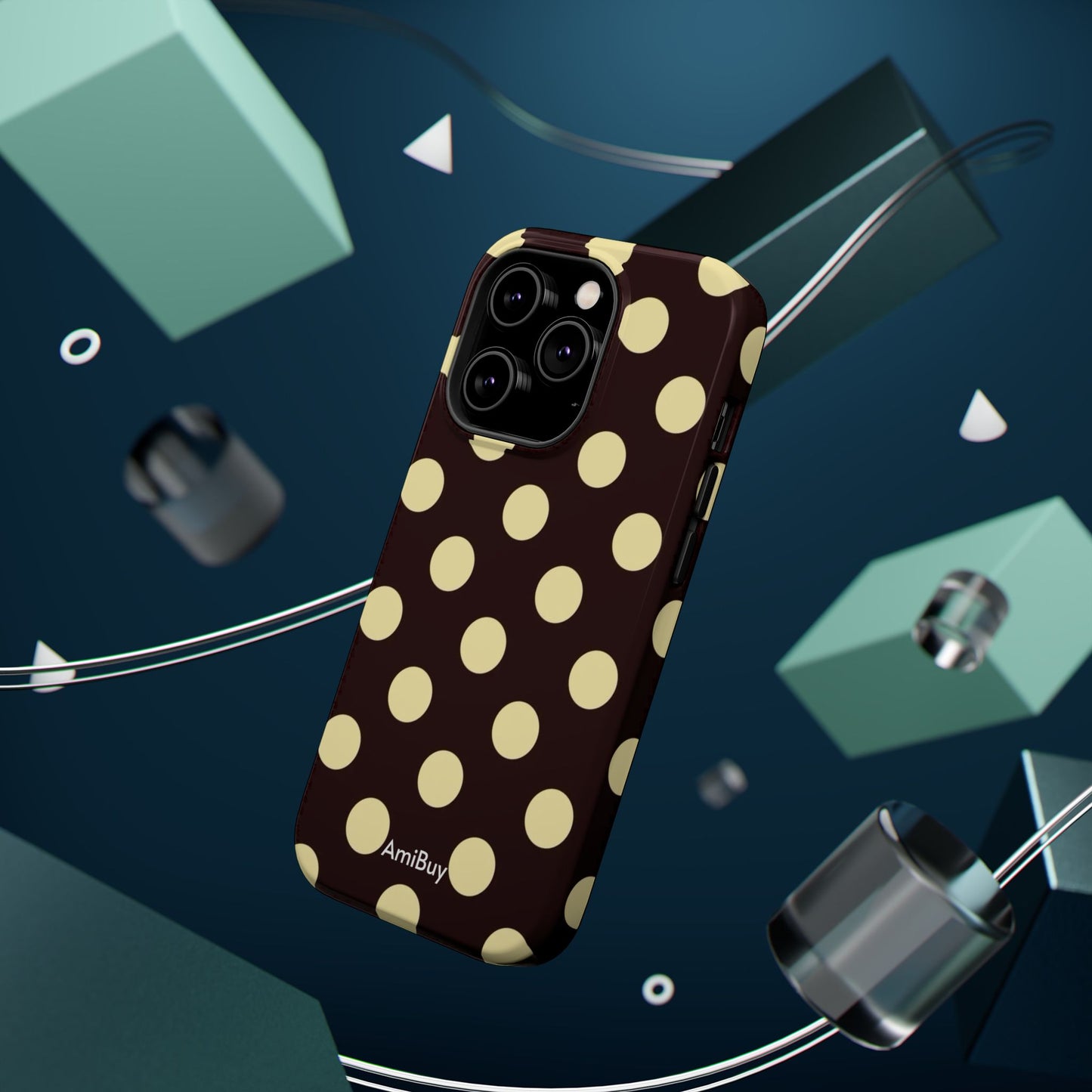 Polka Dot Magnetic Impact Phone Case — Protective Stylish Phone Cover