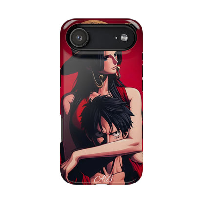 Anime Straw Hat Couple Magnetic Impact-Resistant Phone Case